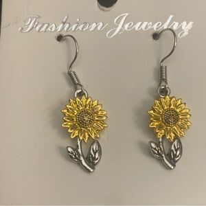 Sunflower Drop Earrings “New”